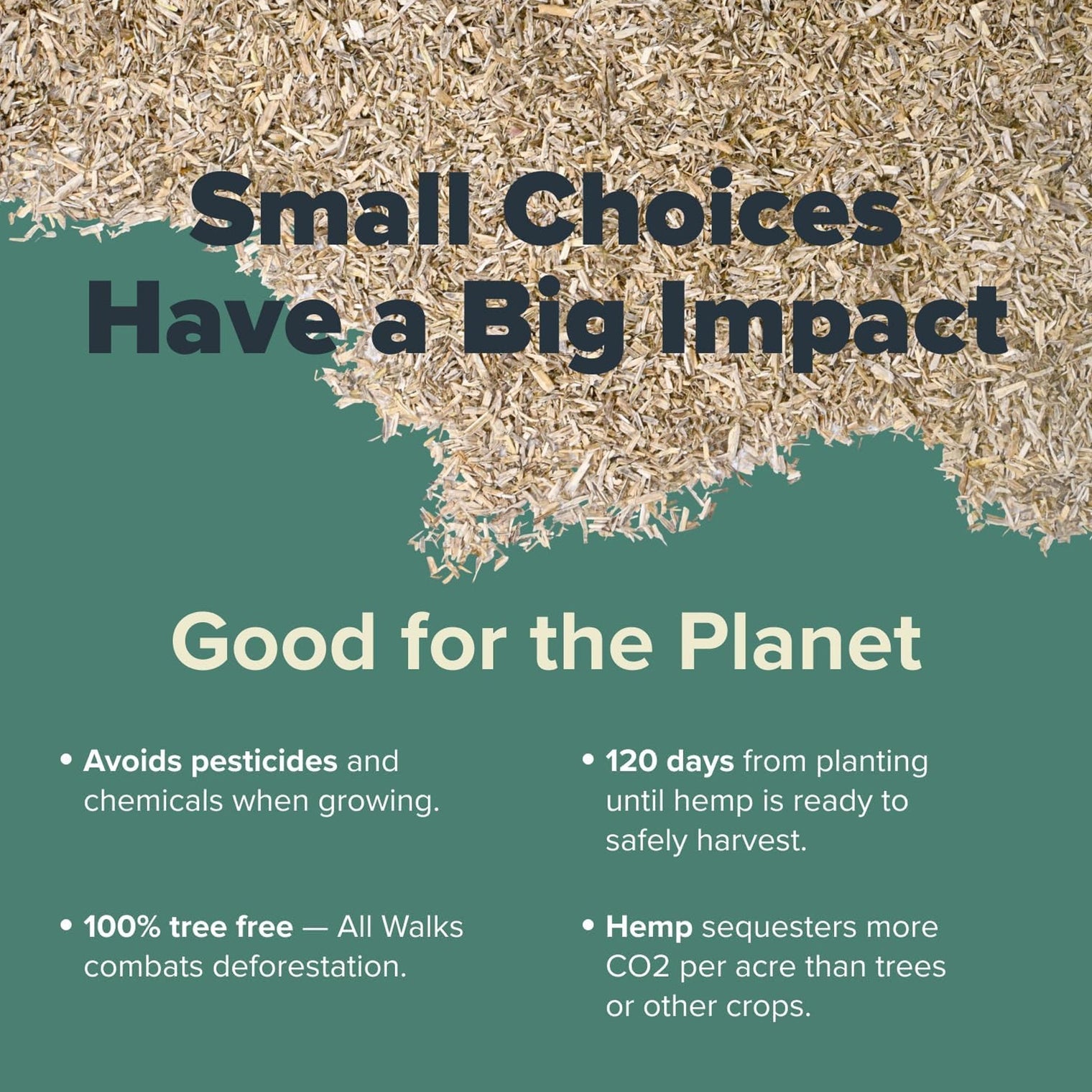 All Walks Hemp Bedding: A USDA-Certified Biobased Solution for Sustainable Animal Care